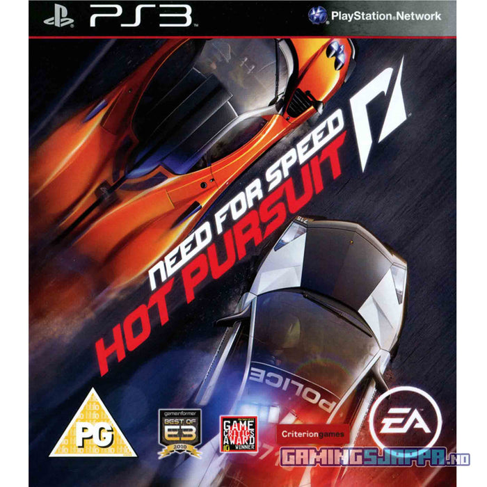 PS3: Need for Speed - Hot Pursuit (Brukt) Standard UK [A/A-/A-]