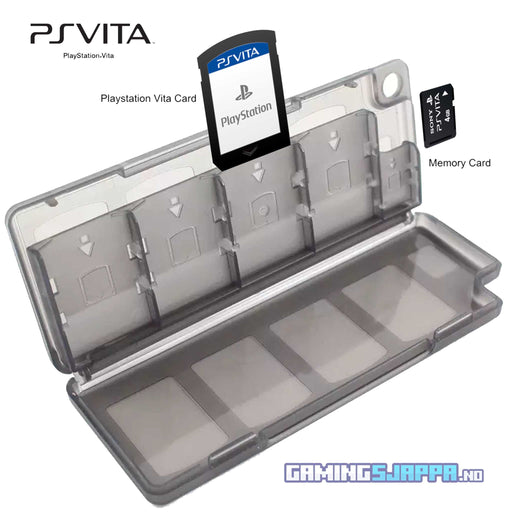 Oppbevaringseske til 8 PlayStation Vita-spill og minnekort (tredjepart) Gamingsjappa.no
