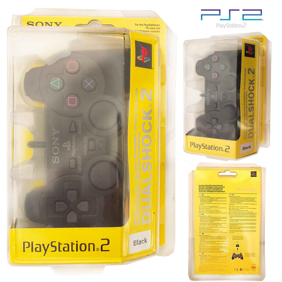 Original PS2 Dualshock 2-kontroller til PlayStation 2