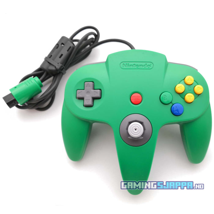 Original kontroller til Nintendo 64 (Brukt) Grønn [A]