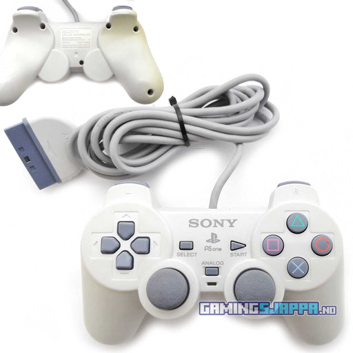 Original Dualshock-kontroller til PlayStation 1 og PS one (Brukt) - Gamingsjappa.no
