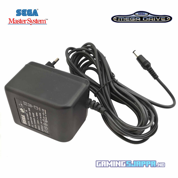 Original strømadapter til Sega Master System (Brukt)