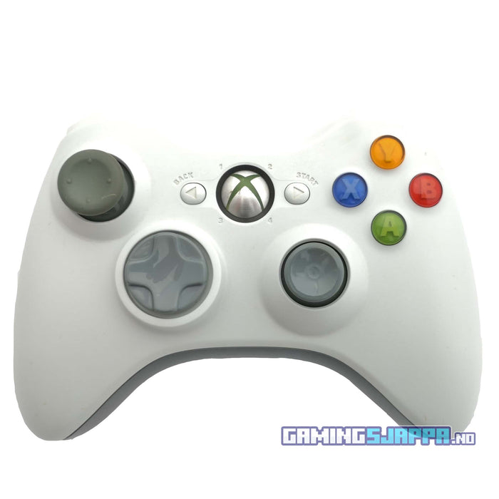 Original trådløs kontroller til Xbox 360 (Brukt) Hvit [A-]