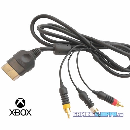 Original AV-videokabel (kompositt) til Xbox (Brukt) - Gamingsjappa.no