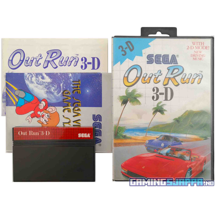 Sega Master System: Out Run 3-D (Brukt) - Gamingsjappa.no