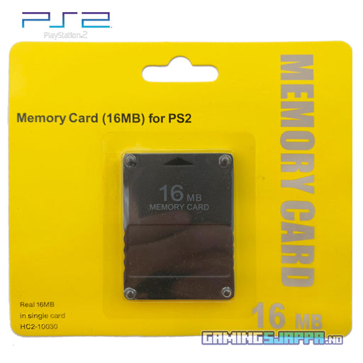 Minnekort til PlayStation 2 - PS2 Memory Card fra 8MB til 256MB 16MB