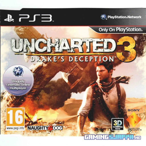 PS3: Uncharted 3 - Drake's Deception (Brukt) Gamingsjappa.no