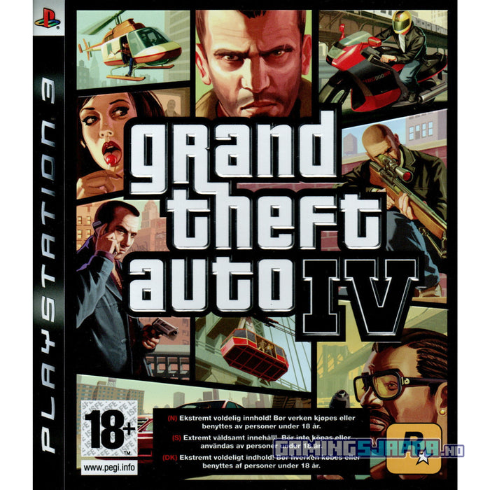 PS3: Grand Theft Auto IV (Brukt)