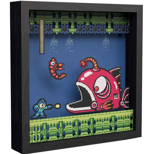 Pixel Frames: Mega Man 2 - Lantern Fish Pixel Art (Brukt) Gamingsjappa.no