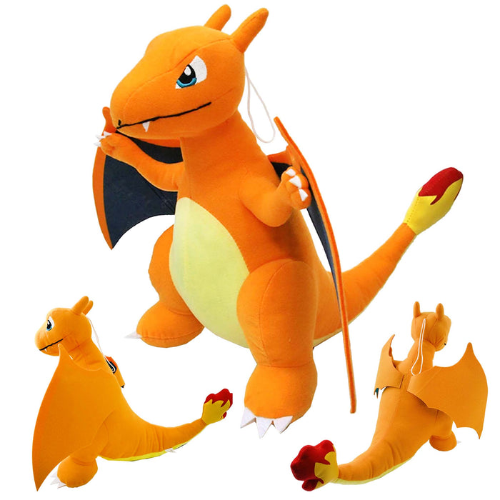 Plushbamse: Pokémon - Charizard (30cm) - Gamingsjappa.no