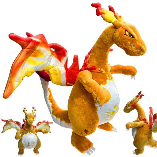 Plushbamse: Pokémon - Gigantamax Charizard (40cm) Vanlig