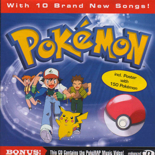 CD:  Pokemon - Music from the hit TV series Gamingsjappa.no
