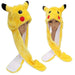 Lue: Pokémon - Pikachu-fjes med kombinert sjal og votter
