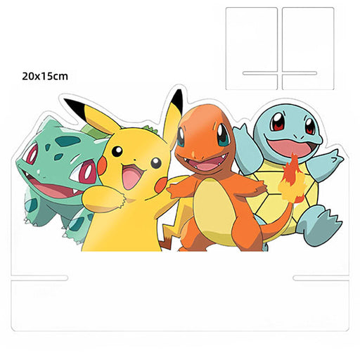Akrylstand: Pokémon - Pikachu, Bulbasaur, Charmander og Squirtle Gamingsjappa.no
