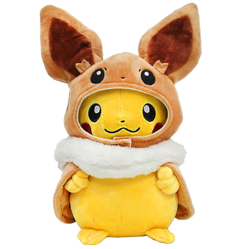 Plushbamse: Pokémon - Pikachu i Eevee-kostyme (30cm)