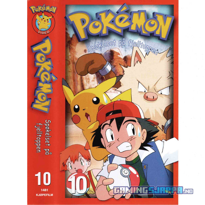 VHS: Pokémon 10 - Spøkelset på fjelltoppen (Brukt)