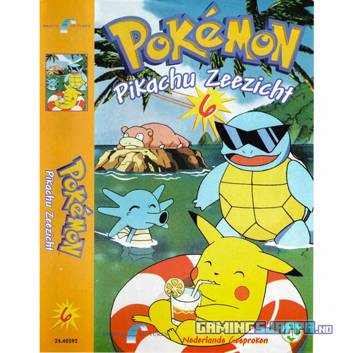 VHS: Pokémon 6 - Pikachu Zeezicht [Nederlandsk] (Brukt)