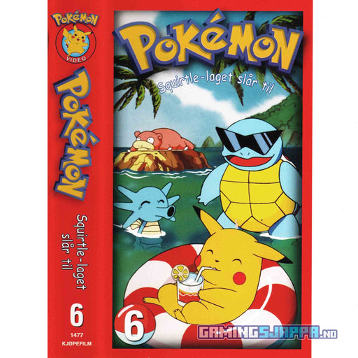 VHS: Pokémon 6 - Squirtle-laget slår til (Brukt) - Gamingsjappa.no
