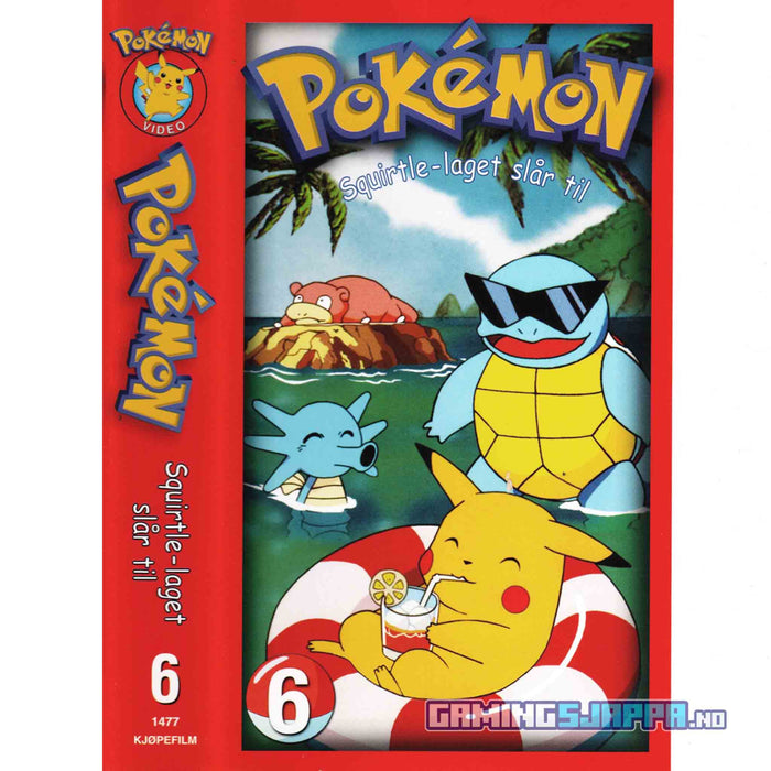 VHS: Pokémon 6 - Squirtle-laget slår til (Brukt) - Gamingsjappa.no