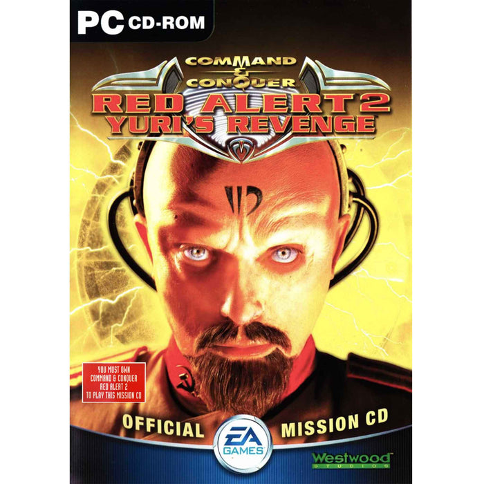 PC CD-ROM: Command & Conquer Red Alert 2 - Yuri's Revenge (Brukt)