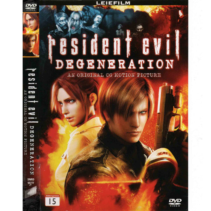DVD: Resident Evil - Degeneration (Brukt)