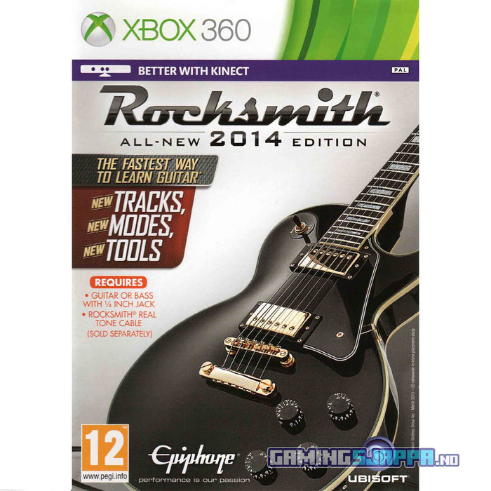 Xbox 360: Rocksmith All-New 2014 Edition (Brukt)