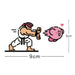 Klistremerke: Ryu og Kirby-Hadouken