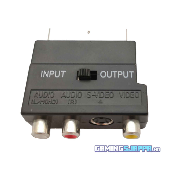 SCART-adapter til kompositt RCA-kabel (Brukt) SCART S-video In/Out Generisk