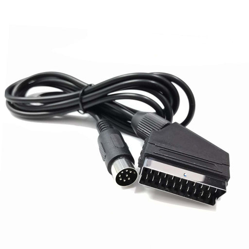 RGB SCART-videokabel til Sega Mega Drive 1 og Master System 1 [8-pin DIN] (Brukt) - Gamingsjappa.no