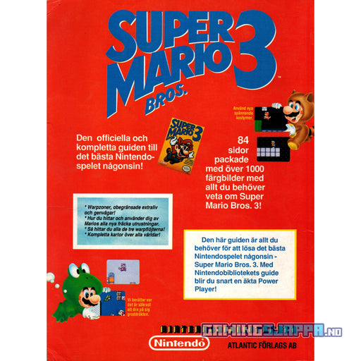 Strategibok: Nintendobiblioteket 1 - Super Mario Bros. 3 (Svensk) [NES] (Brukt) Gamingsjappa.no