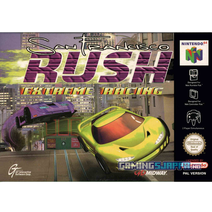 Nintendo 64: San Francisco RUSH - Extreme Racing (Brukt)