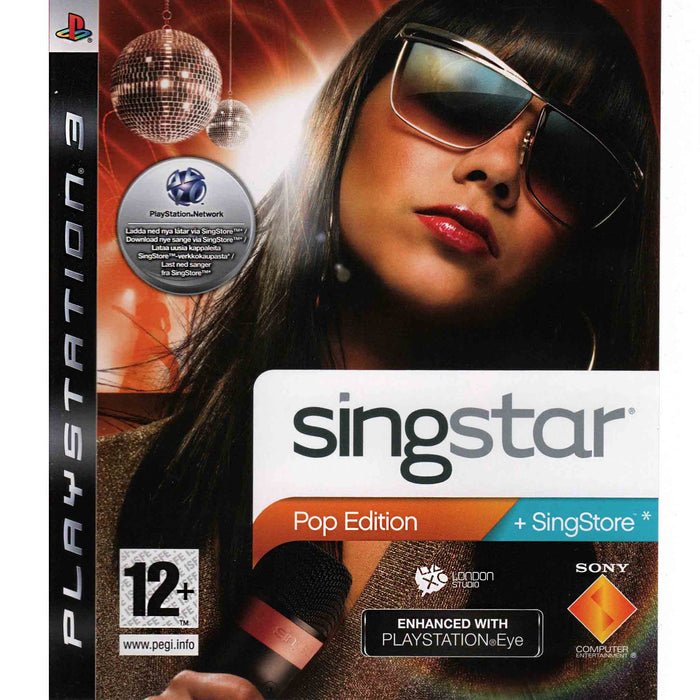 PS3: SingStar Pop Edition (Brukt)