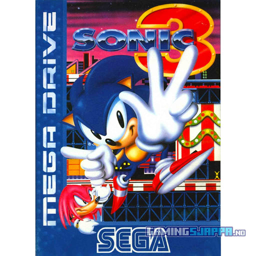 Sega Mega Drive: Sonic 3 (Brukt) Gamingsjappa.no