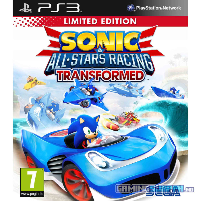 PS3: Sonic All-Stars Racing Transformed [Limited Edition] (Brukt) Gamingsjappa.no