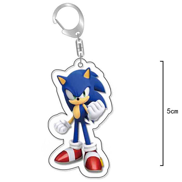 Nøkkelring av akryl: Sonic the Hedgehog - Kampklar Sonic