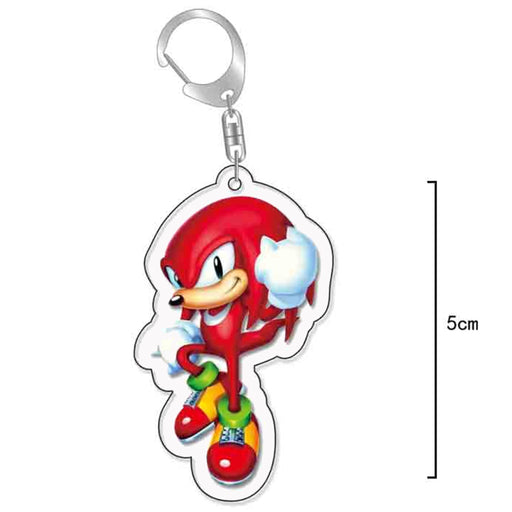 Nøkkelring av akryl: Sonic the Hedgehog - Knuckles the Echidna