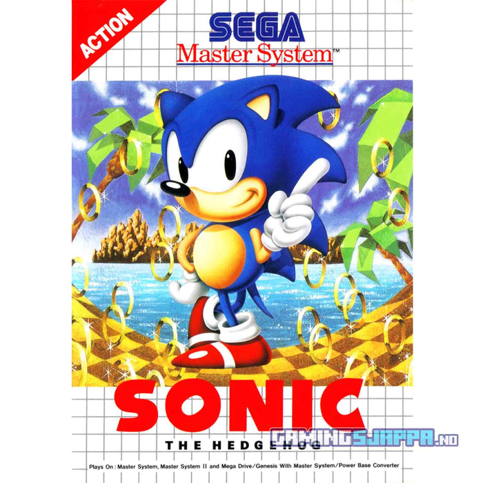 Sega Master System: Sonic the Hedgehog (Brukt) - Gamingsjappa.no
