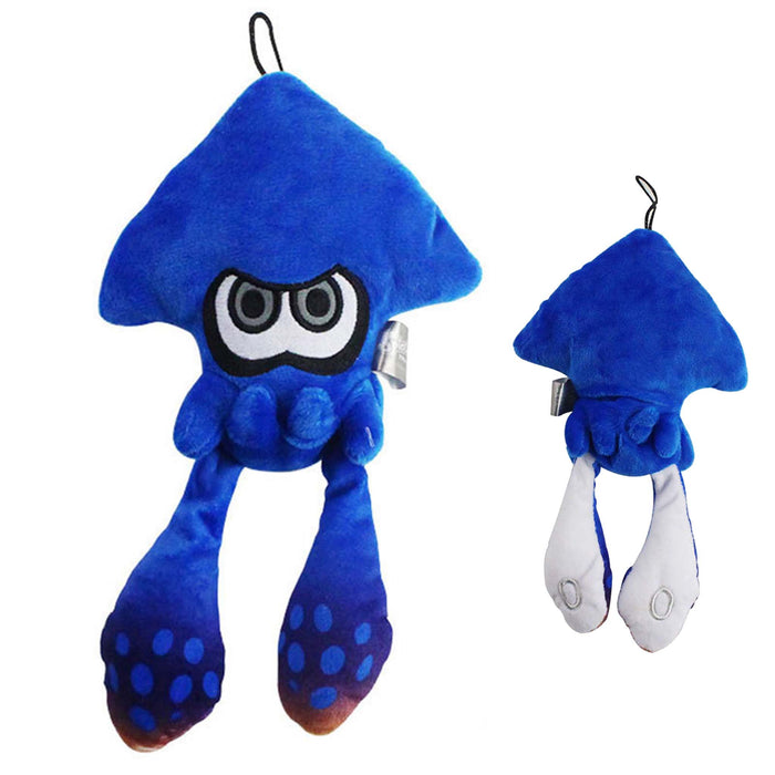 Plushbamse: Splatoon - Inkling Squid i forskjellige farger (25cm) Mørkeblå