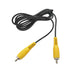 Standard RCA/AV-kabel for lyd eller video mono [Enkel] (Brukt) Gul 1.5m