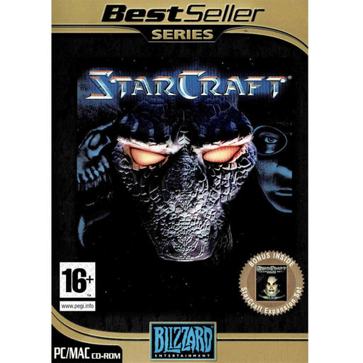 PC/MAC CD-ROM: StarCraft + StarCraft Expansion Set (Brukt) Gamingsjappa.no