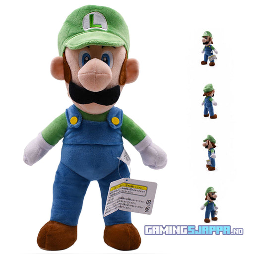Plushbamse: Super Mario - Luigi (42cm) - Gamingsjappa.no