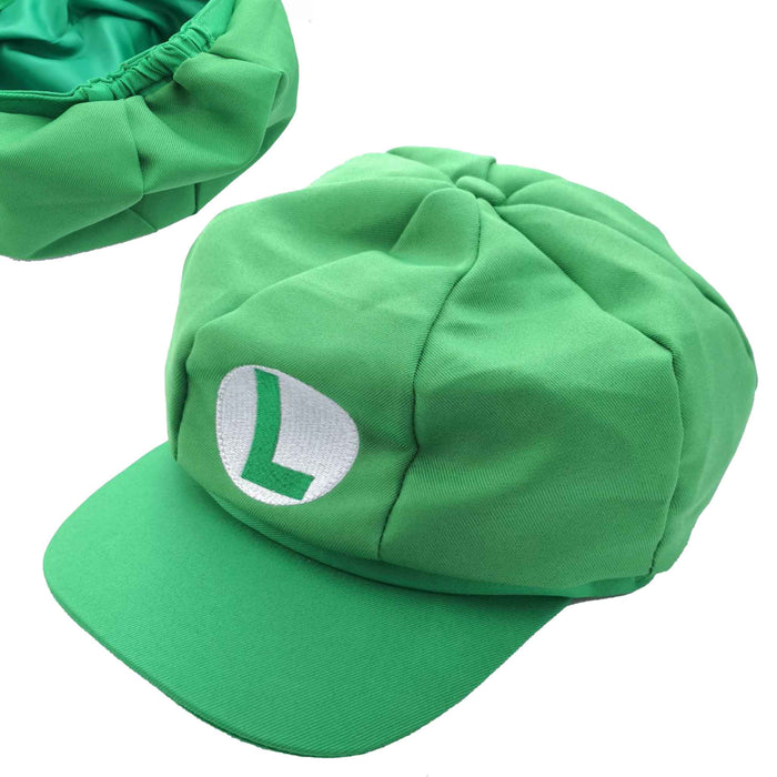 Caps: Super Mario - Luigi-hatt med (L)-logo Mørkegrønn