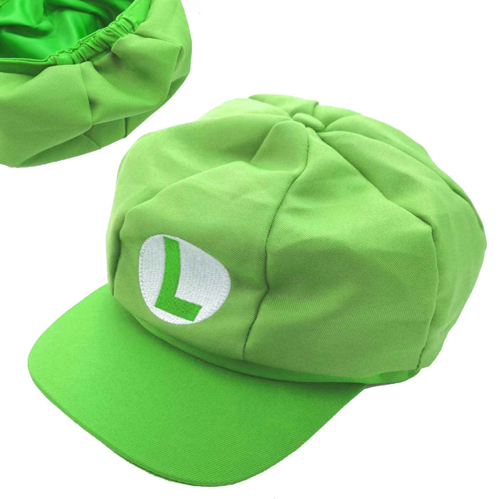 Caps: Super Mario - Luigi-hatt med (L)-logo Lysegrønn