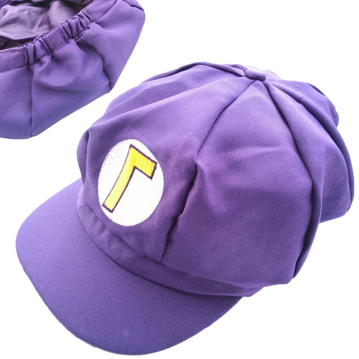 Caps: Super Mario - Waluigi-hatt med (Γ)-logo Gamingsjappa.no