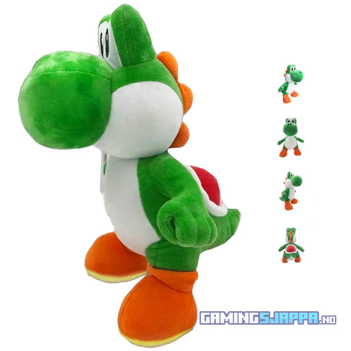 Plushbamse: Super Mario - Yoshi-bamse (35cm) - Gamingsjappa.no