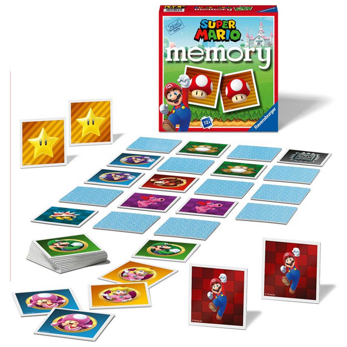 Brettspill: Super Mario Memory Memo-spill - Ravensburger Gamingsjappa.no