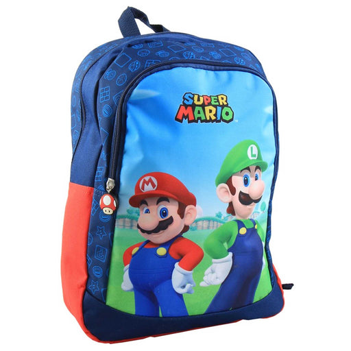 Ryggsekk: Super Mario ryggsekk med framlomme - 38 cm