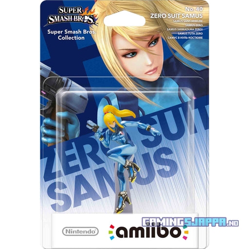 amiibo: Super Smash Bros. Collection No. 40 - Zero Suit Samus - Gamingsjappa.no