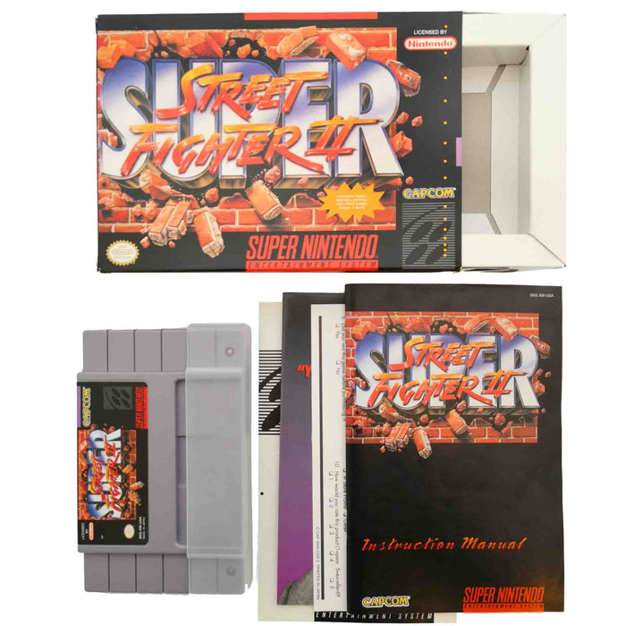 SNES: Super Street Fighter II [USA] (Brukt) USA CIB [S]