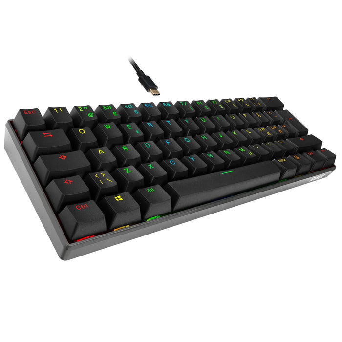 Tastatur: Svive Tritium 60% mekanisk RGB-gamingtastatur - Gamingsjappa.no